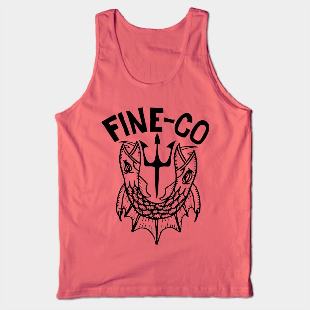 2 Headed Fine-Co logo Tank Top by Fine-co